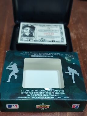 Complete Upper Deck Men Other 1992 MLB Team MVP Holographic Card Set Box Wrapped
